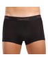 Calvin Klein 000NB4076A-Q6A, Low Rise Trunk 3 pcs Modern Cotton με Μεταλλιζέ logo,  ΜΑΥΡΑ